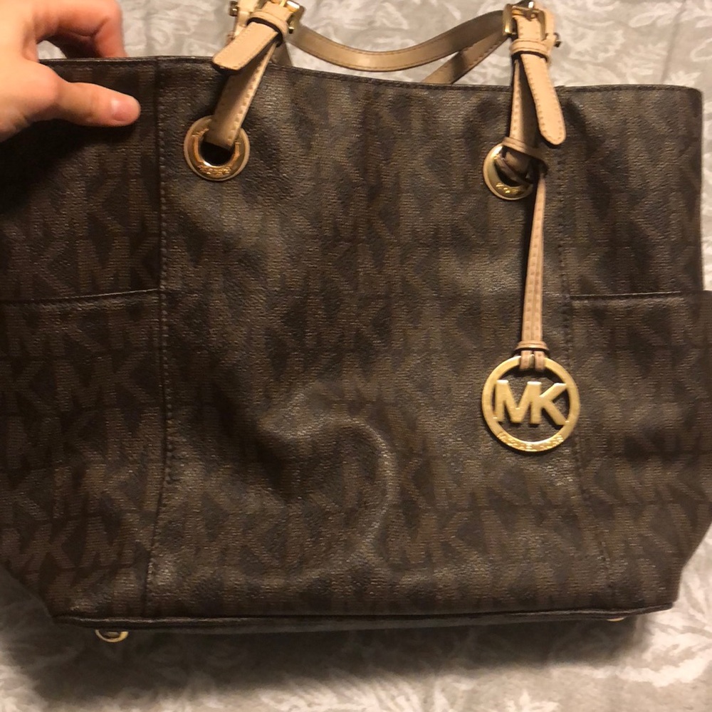 Brown MK purse
